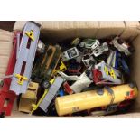 A box containing a selection of preloved die-cast