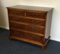 BRIGHTS OF NETTLEBED: A good walnut chest of three