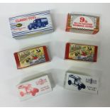 A selection of five various boxed MATCHBOX model t