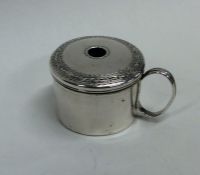 An unusual Antique silver boogie box of typical fo