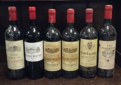 Six x 75 cl bottles of French red Saint-Émilion to