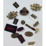 An old GPO enamelled badge together with other Pos