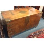 A massive Continental trunk mounted with brass str