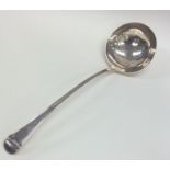 A Georgian OE pattern silver soup ladle. London. B