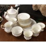 A Royal Albert 'Valdor' pattern tea service. Est.