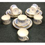 A Coalport fine bone china gilded coffee service.