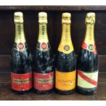 Four x 750 ml bottles of Champagne to include: 2 x