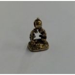 A small Georgian gold mounted seal inset with hard