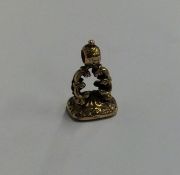 A small Georgian gold mounted seal inset with hard