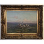 CLÉMENT QUINTON (French 1851 - 1920): A gilt frame