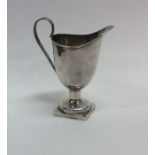 A small Adams' style silver cream jug. Birmingham.