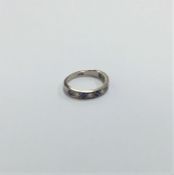 A sapphire and diamond half eternity ring in rubov