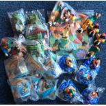 Two sets of unwrapped 'Goof Troop' Burger King toy