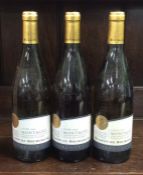 Three x 75 cl bottles of French White Burgundy as