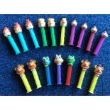 A selection of 'PEZ' dispensers in the form of 'Fl