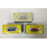 MATCHBOX: A selection of three boxed model toy veh