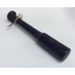 An early Antique Policeman's truncheon with taperi