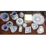 A collection of Wedgwood Jasperware pottery. Est.