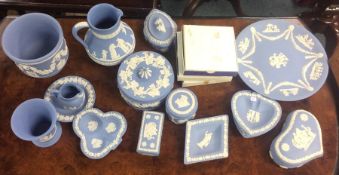 A collection of Wedgwood Jasperware pottery. Est.