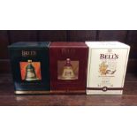 Three boxed Bell's Extra Special Old Scotch Whisky