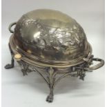 A good Victorian EPNS revolving breakfast dish wit