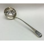 A Georgian silver OE pattern ladle. London. By RC.