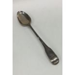 A silver fiddle pattern basting spoon. London. By