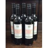 Five x 750 ml bottles of Italian red wine as follo