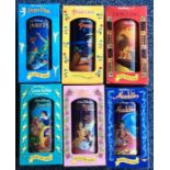 A selection of six boxed Walt Disney collectable B