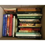 A box containing various cookery books. Est. £20 -