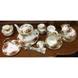 A Royal Albert 'Old Country Roses' teaset. Est. £5