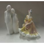 A Royal Doulton figure of 'Ninette' together with