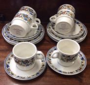 A stylish Villeroy & Boch six piece coffee set. Es