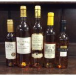 Five x various bottles of dessert wines to include