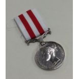 An Indian mutiny medal, erased. Est. £75 - £85.