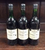 3 x 750 ml bottles of Taylor Fladgate & Yeatman Vi