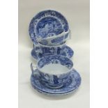 A Copeland Spode decorated blue and white chinawar