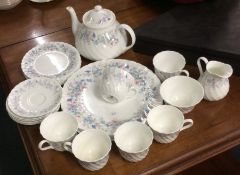 A Wedgwood 'Angela' pattern bone china tea service
