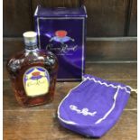 1 x boxed 1 litre bottle of Crown Royal Fine De Lu