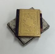 A good quality Victorian brass and leather mounted