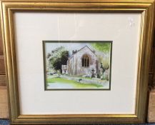 A framed and glazed picture entitled, 'A View of C