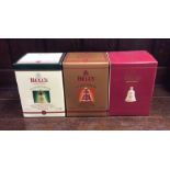 Three boxed Bell's Extra Special Old Scotch Whisky