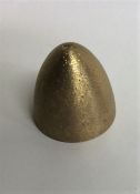 STUART DEVLIN: A small silver gilt egg mount. Appr
