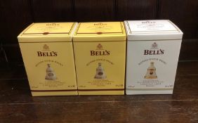 Three boxed Bell's Blended Scotch Whiskys in Chris
