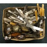 A good silver plated part cutlery service. Est. £3