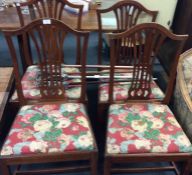 A good set of antique chairs.