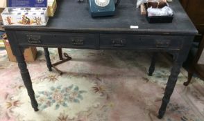 An Edwardian painted desk.