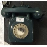 An old retro telephone.