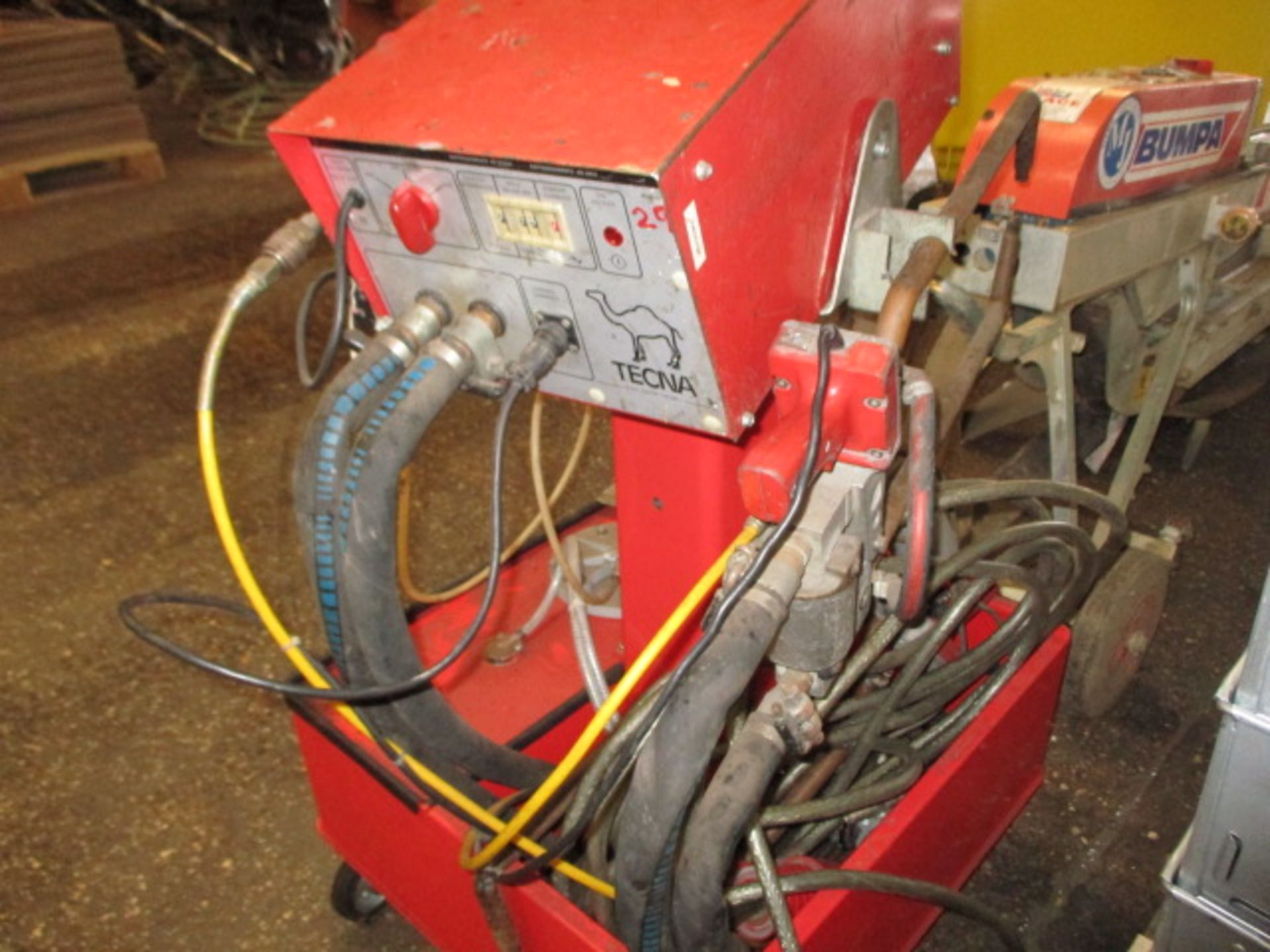 Tecna 520134 spot welder 3 phase with 2 sets of jaws - Image 2 of 2