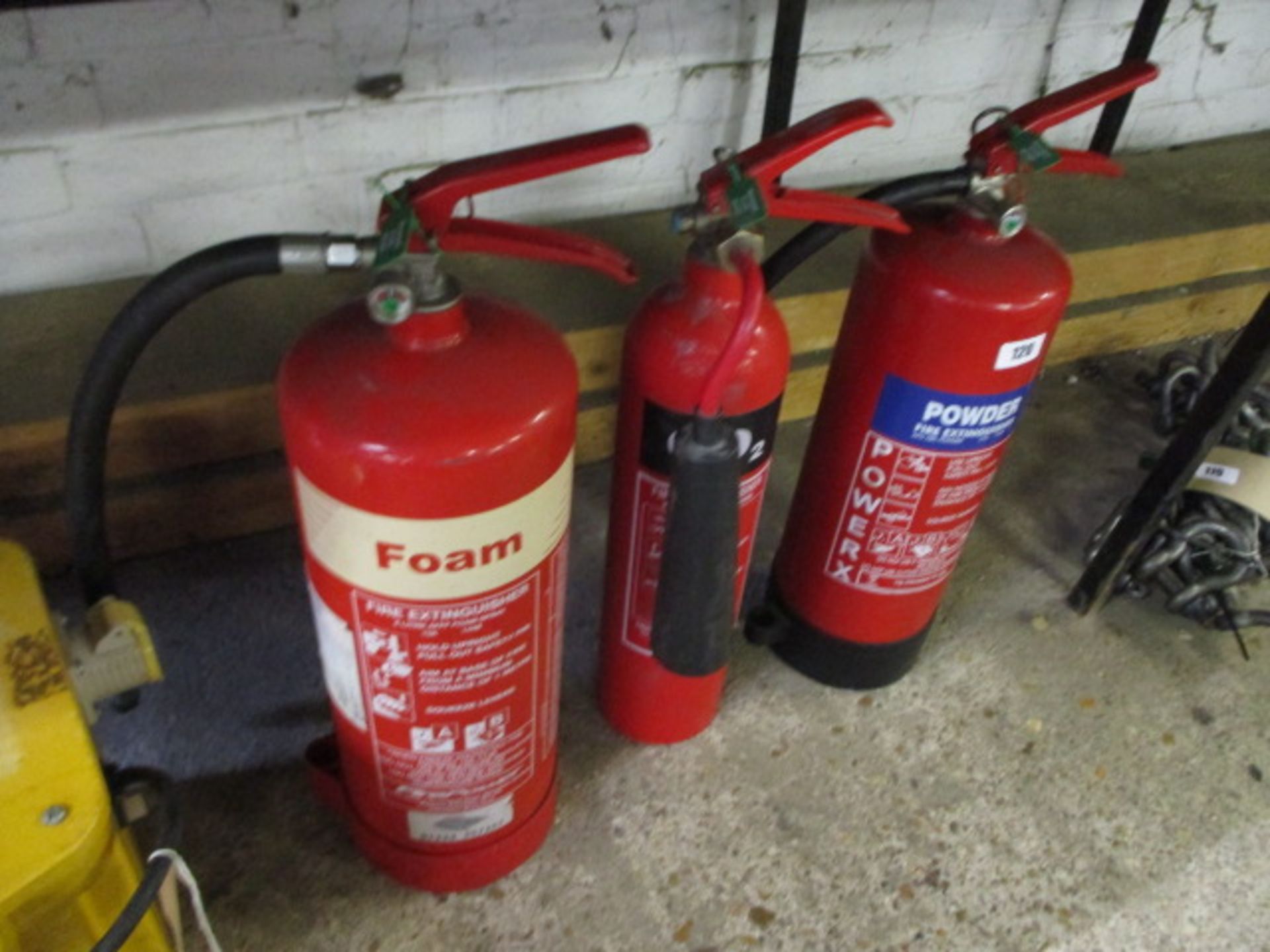 3 assorted fire extinguishers - Image 2 of 2